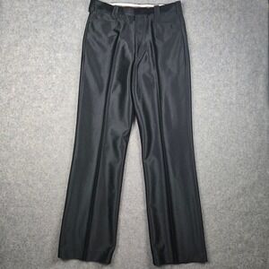 Durango Dress Pants Mens (Fits 32x32) Black Pearl Snap Rockabilly Western